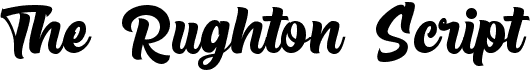 preview image of the The Rughton Script font