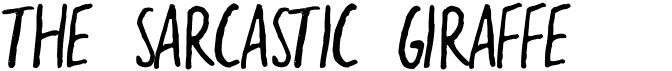 preview image of the The Sarcastic Giraffe font