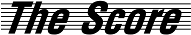 preview image of the The Score font