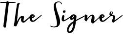preview image of the The Signer font