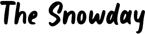 preview image of the The Snowday font