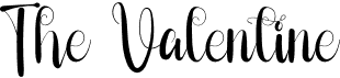 preview image of the The Valentine font