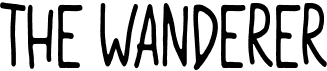preview image of the The Wanderer font