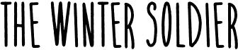 preview image of the The Winter Soldier font