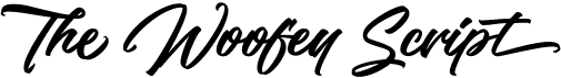 preview image of the The Woofey Script font