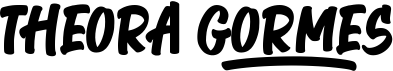 preview image of the Theora Gormes font