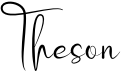 preview image of the Theson font