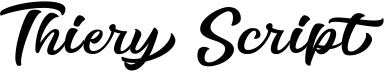 preview image of the Thiery Script font
