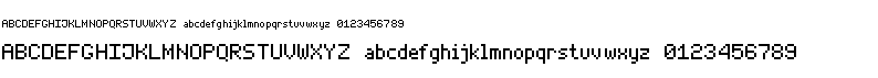 preview image of the Thin Pixel-7 font