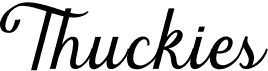 preview image of the Thuckies font
