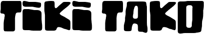 preview image of the Tiki Tako font