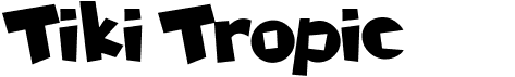 preview image of the Tiki Tropic font