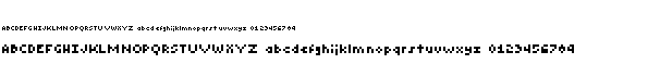 preview image of the Tiny font
