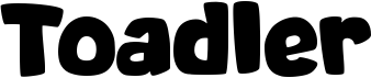 preview image of the Toadler font