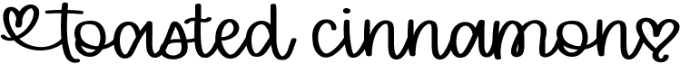 preview image of the Toasted Cinnamon font