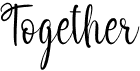 preview image of the Together font