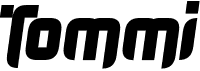 preview image of the Tommi font