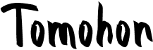 preview image of the Tomohon font