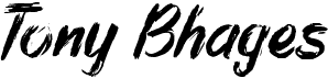 preview image of the Tony Bhages font