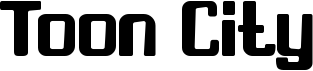preview image of the Toon City font