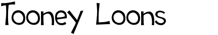 preview image of the Tooney Loons font