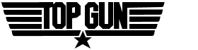 preview image of the Top Gun font