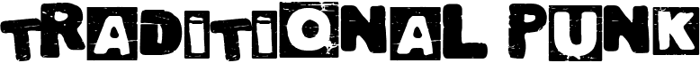 preview image of the Traditional Punk font
