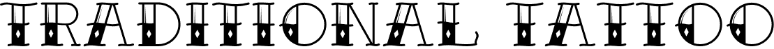preview image of the Traditional Tattoo font