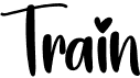 preview image of the Train font