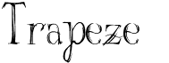 preview image of the Trapeze font
