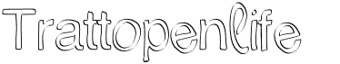 preview image of the Trattopenlife font