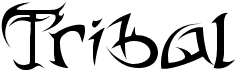 preview image of the Tribal font