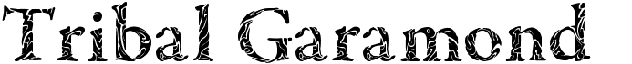 preview image of the Tribal Garamond font