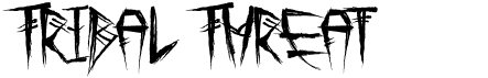preview image of the Tribal Threat font