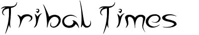 preview image of the Tribal Times font