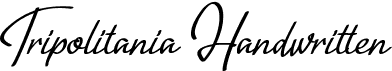 preview image of the Tripolitania Handwritten font