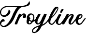 preview image of the Troyline font