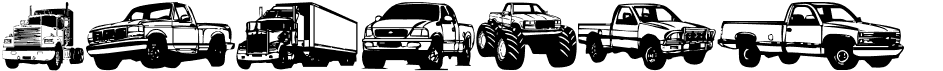 preview image of the Trucks For Judy font