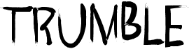 preview image of the Trumble font