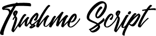 preview image of the Trushme Script font