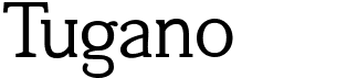 preview image of the Tugano font