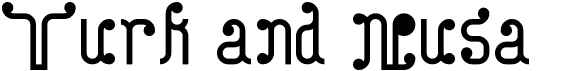 preview image of the Turk and Nusa font