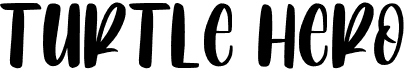 preview image of the Turtle Hero font