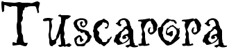 preview image of the Tuscarora font