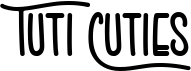 preview image of the Tuti Cuties font
