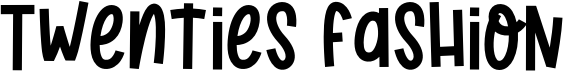 preview image of the Twenties Fashion font