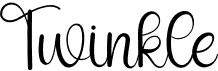 preview image of the Twinkle font