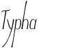 preview image of the Typha font