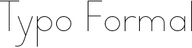 preview image of the Typo Formal font