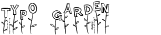 preview image of the Typo Garden Demo font